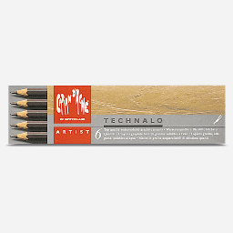 [CARAN D'ACHE 0779.406] CARAN D'ACHE Technalo Water-Soluble Graphite Pencil Set x 6
