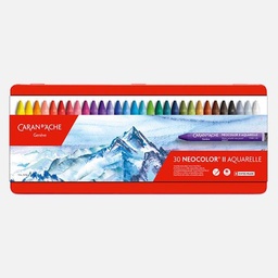 [CARAN D'ACHE 7500.330] CARAN D'ACHE Neocolor II Water-Soluble Wax Pastel Set x 30