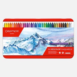 [CARAN D'ACHE 7500.384] CARAN D'ACHE Neocolor II Water-Soluble Wax Pastel Set x 84