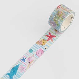 [BGM BM-SPLN025] BGM Washi Tape 20mm Ocean Treasure