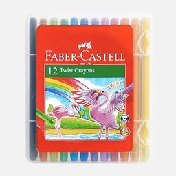 [FABER-CASTELL 520612] FABER-CASTELL Twist Crayon Set x 12