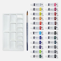 [FABER-CASTELL 169624] FABER-CASTELL Creative Studio Watercolor 9ml Set x 24