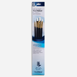 [PRINCETON 9130] PRINCETON 9130 Real Value White Taklon Brush Set x 4