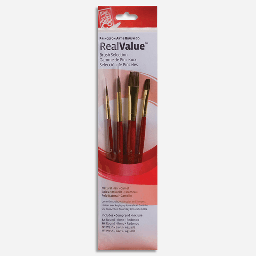 [PRINCETON PR9121] PRINCETON 9121 Real Value Camel Brush Set x 4