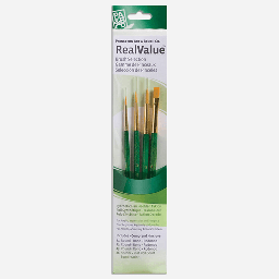 [PRINCETON PR9115] PRINCETON 9115 Real Value Golden Taklon Brush Set x 4