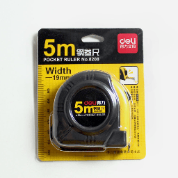 [DELI 8208] DELI Pocket Ruler Tape Measure 19mm x 5m