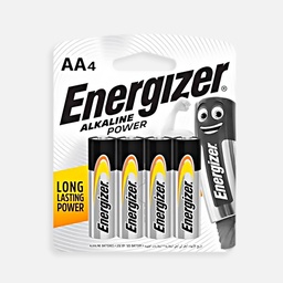 [ENERGIZER 8888021309034] ENERGIZER Alkaline Batteries AA 1.5V x 4