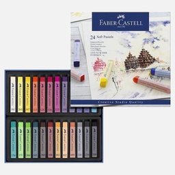[FABER-CASTELL 128324] FABER-CASTELL Creative Studio Soft Pastel Set x 24