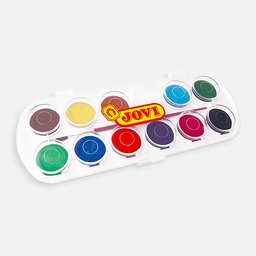 [JOVI 830 12] JOVI Craft Watercolor Pan 30mm Set x 12