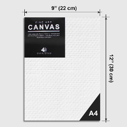 [OVJ A0912] OVJ Cotton Canvas Board 280gsm A4