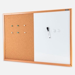 [DELI 8753] DELI Combination Board Wooden Frame 60cm x 90cm