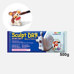 [MUNGYO MW-500] MUNGYO Sculpt Air Dry Clay 500g White