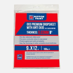 [NIPPON 8888866706852] NIPPON Premium Anti-Skid Plastic Drop Sheet 9’ x 12’