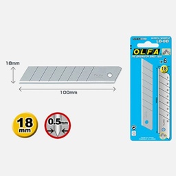 [OLFA LB-6B] OLFA LB 18mm Spare Blade x 6
