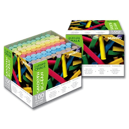 [MUNGYO ADC-100AB] MUNGYO Dustless Color Chalk x 100