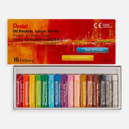 [PENTEL GHT-16] PENTEL Oil Pastel Set x 16