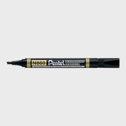 [PENTEL N860-A] PENTEL Permanent Marker Chisel Tip Black