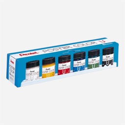 [PENTEL WPU2-6] PENTEL Poster Color 30ml Set x 6