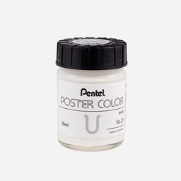 [PENTEL WPU2-T29] PENTEL Poster Color 30ml White