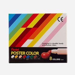 [PENTEL YNGP-08] PENTEL Poster Color 12ml Set x 8