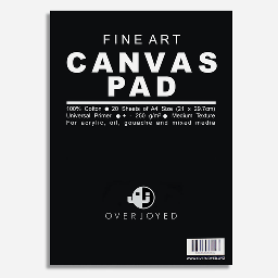 [OVJ A0004] OVJ Cotton Canvas Pad 300gsm A4 x 20