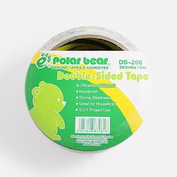 [POLAR BEAR DS-206] POLAR BEAR Double-Sided Tissue Tape 36mm x 10m