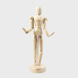 [OVJ 6935249916321] OVJ Wooden Manikin Male 30cm