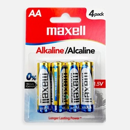 [MAXWELL LR-06] MAXWELL Alkaline Battery AA x 4