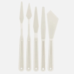 [OVJ 6935249991274] OVJ Spatula Plastic Painting Knife Set x 5