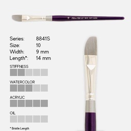 [SILVER 8841S 10] SILVER Silk 88 Synthetic Soft Curve Brush 10