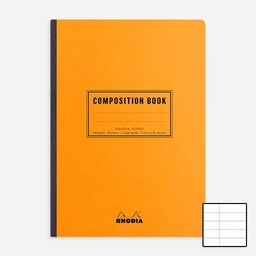 [RHODIA 119218] RHODIA Composition Lined Notebook 80gsm A5 x 80 Orange