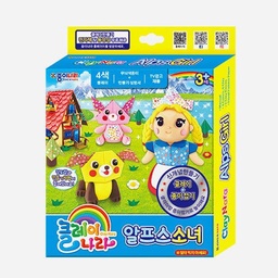 [JONGIE AJG00093] JONGIE Nara Air Dry Clay Alps Girl Set