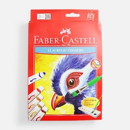 [FABER-CASTELL 572312] FABER-CASTELL Acrylic Paint 12ml Set x 12