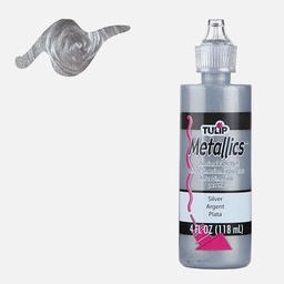 [TULIP 17371] TULIP Metallics Dimensional Fabric Paint 118ml Silver