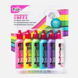 [TULIP 20595] TULIP Puffy Dimensional Fabric Paint 37ml Set x 6