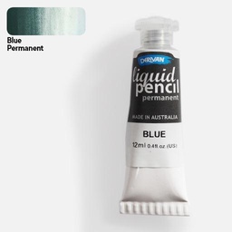 [DERIVAN 1LP12PBL] DERIVAN Liquid Pencil Permanent 12ml Blue