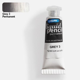 [DERIVAN 1LP12PGY3] DERIVAN Liquid Pencil Permanent 12ml Grey 3
