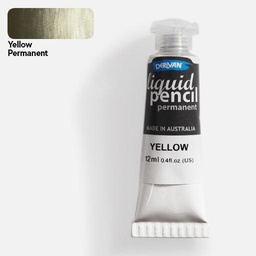 [DERIVAN 1LP12PY] DERIVAN Liquid Pencil Permanent 12ml Yellow