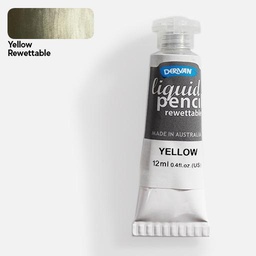 [DERIVAN 1LP12RY] DERIVAN Liquid Pencil Rewettable 12ml Yellow