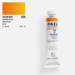 [SHINHAN 1420182-0332] SHINHAN Korean Watercolor 20ml Yellow Deep