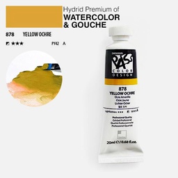 [SHINHAN 1520181-0878] SHINHAN Pass Hybrid Gouache 20ml Yellow Ochre