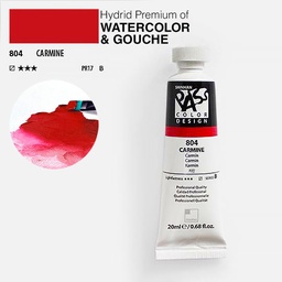 [SHINHAN 1520182-0804] SHINHAN Pass Hybrid Gouache 20ml Carmine