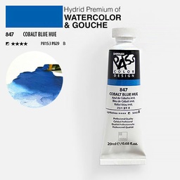 [SHINHAN 1520182-0847] SHINHAN Pass Hybrid Gouache 20ml Cobalt Blue Hue