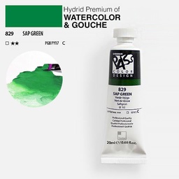 [SHINHAN 1520183-0829] SHINHAN Pass Hybrid Gouache 20ml Sap Green