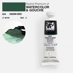 [SHINHAN 1520184-0834] SHINHAN Pass Hybrid Gouache 20ml Shadow Green