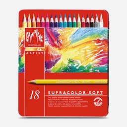 [CARAN D'ACHE 3888.318] CARAN D'ACHE Supracolor Soft Watercolor Pencil Set x 18