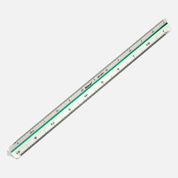 [OVJ 6930864930318] OVJ Architect Triangular Scale Ruler 30cm