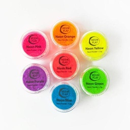 [RESIN PLAY RP-PS-NEON-7PC] RESIN PLAY Neon Powder Pigment Set x 7