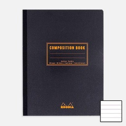 [RHODIA 119249C] RHODIA Composition Lined Notebook 80gsm B5 x 80 Black