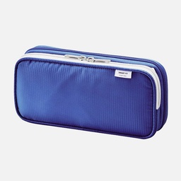 [LIHIT LAB. A-7661-8] LIHIT LAB. Smart Double Pen Case Blue